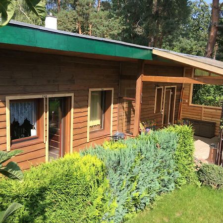 Holzhaus Trollblümchen am Wald und See Neuruppin Exterior foto