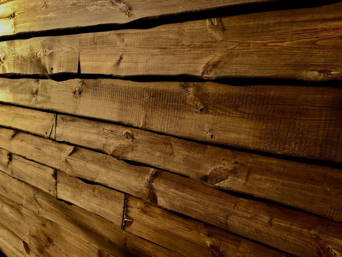 Holzhaus Trollblümchen am Wald und See Neuruppin Exterior foto